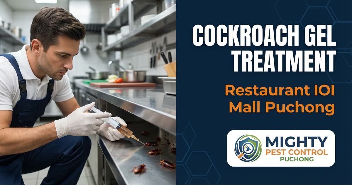 Cockroach treatment restaurant IOI Mall