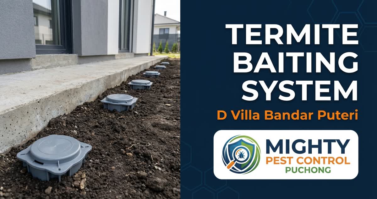 Termite baiting system D'Villa Bandar Puteri